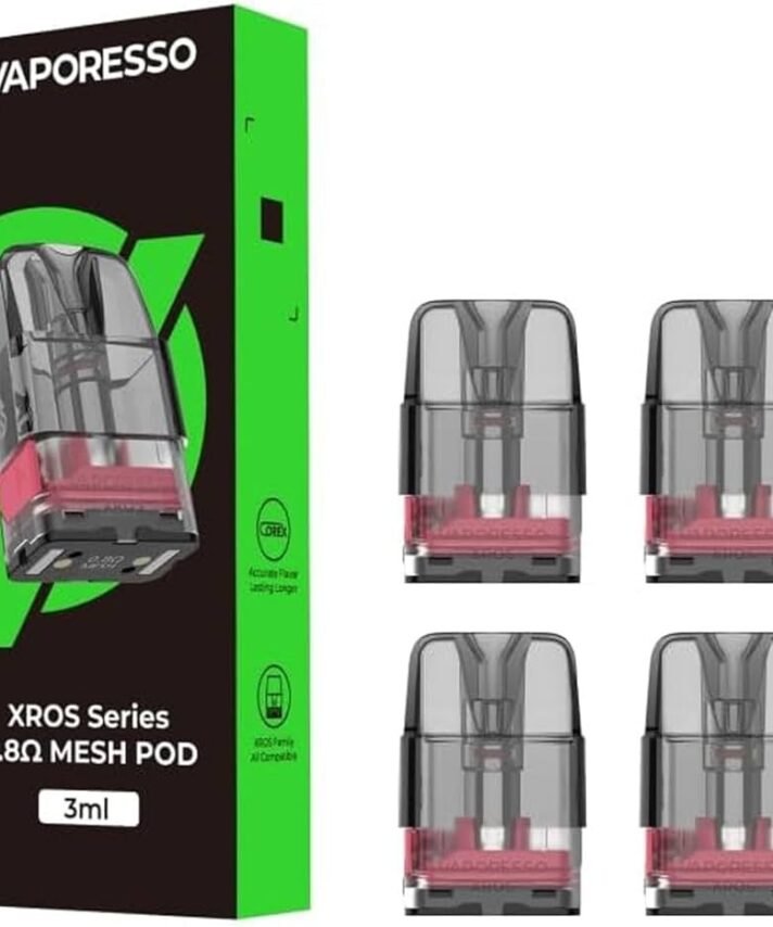 CARTUCHO VAPORESSO XROS SERIES 0.8 3ML (4PCS)