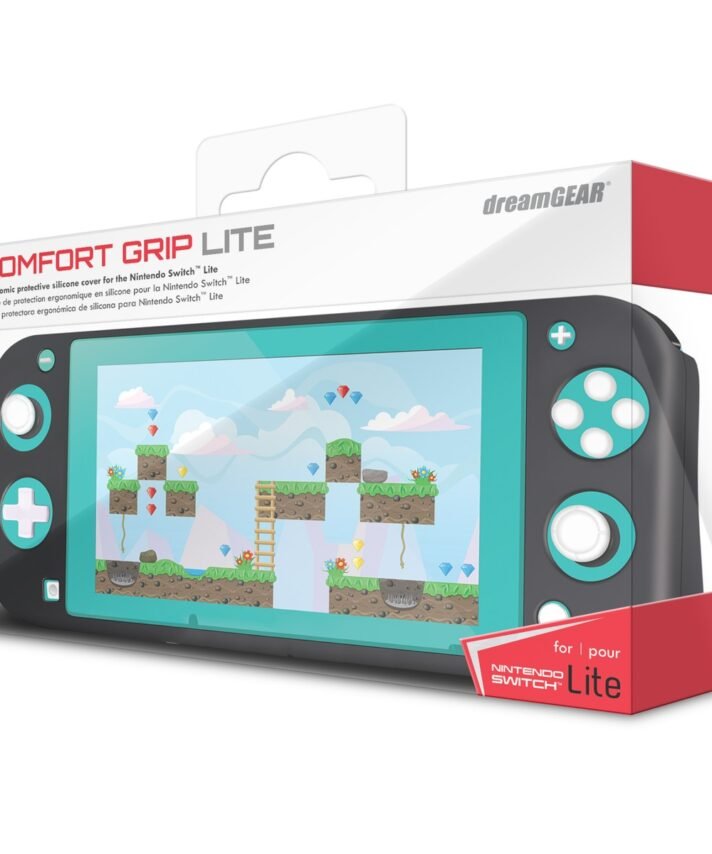 CONFORT GRIP DREAMGEAR NINTENDO SWITCH LITE -NEGRO (DGSWL-6531)