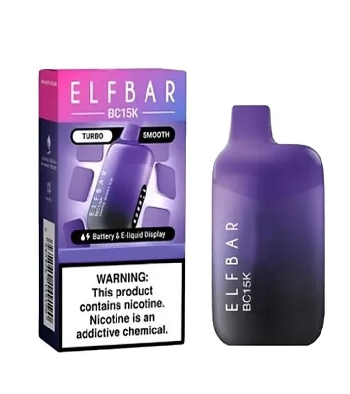 ELFBAR BC 15K BUBBA GRAPE