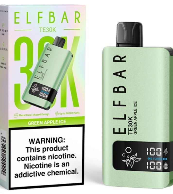ELFBAR DISP TE30K 5% GREEN APPLE ICE