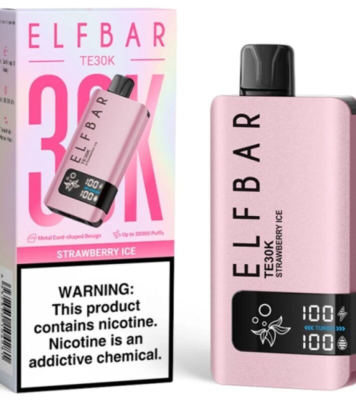 ELFBAR DISP TE30K 5% STRAWBERRY ICE