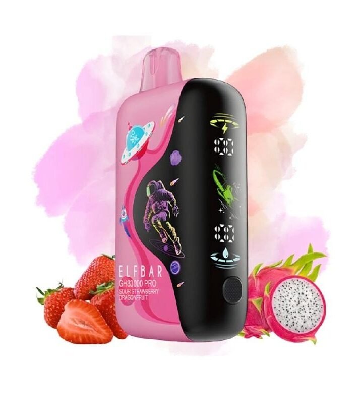 ELFBAR GH 33K PRO SOUR STRAWBERRY DRAGON