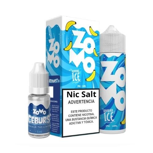 ESENCIA ZOMO 60ML 3MG BANANA ICE