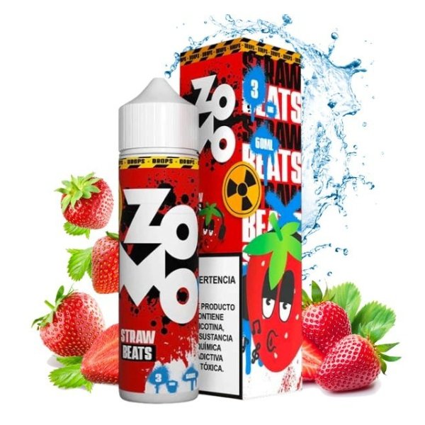 ESENCIA ZOMO 60ML 3MG STRAWBERRY BEATS