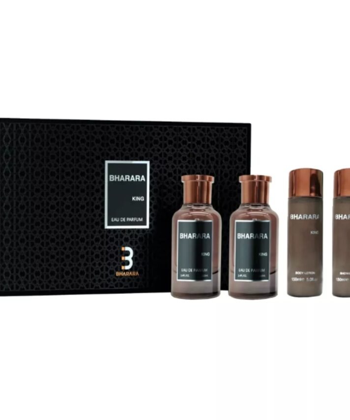 KIT PERFUME BHARARA KING MASCULINO 4PCS