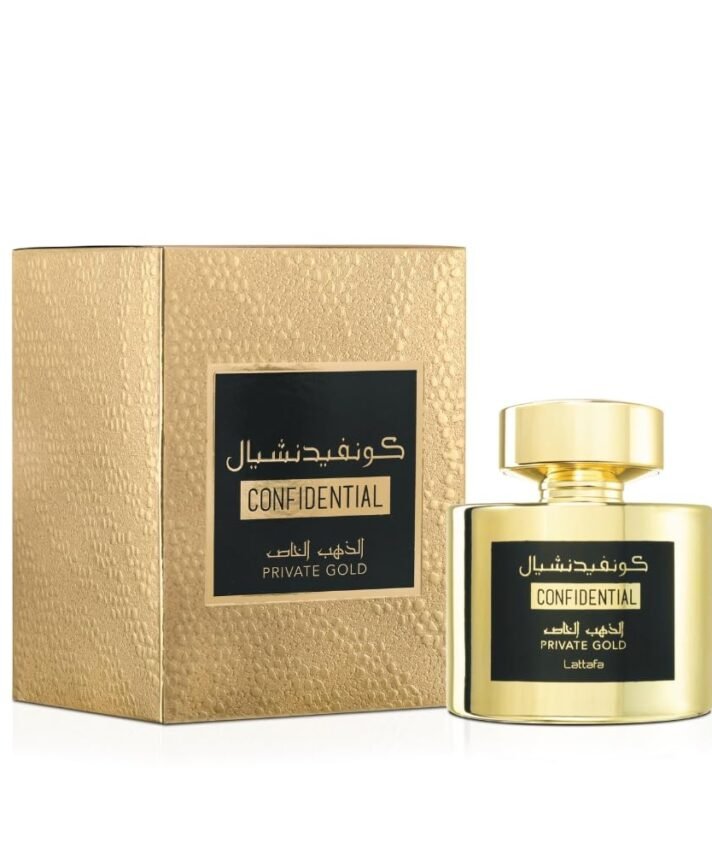 Lattafa Confidential Private Gold EDP Unissex 100ml