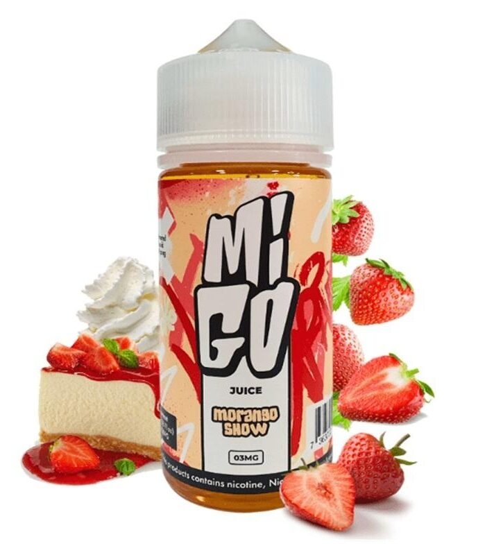 MIGO 100ML MORANGO SHOW 3MG