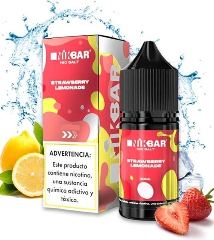 NIKBAR SALT 30ML 35MG STRAWBERRY LEMONADE