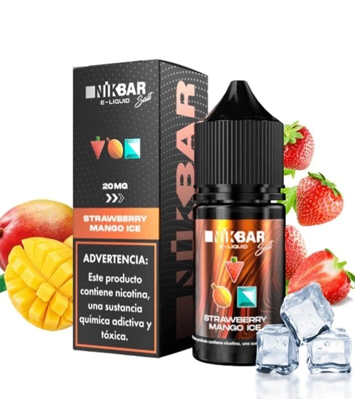 NIKBAR SALT 30ML 35MG STRAWBERRY MANGO ICE