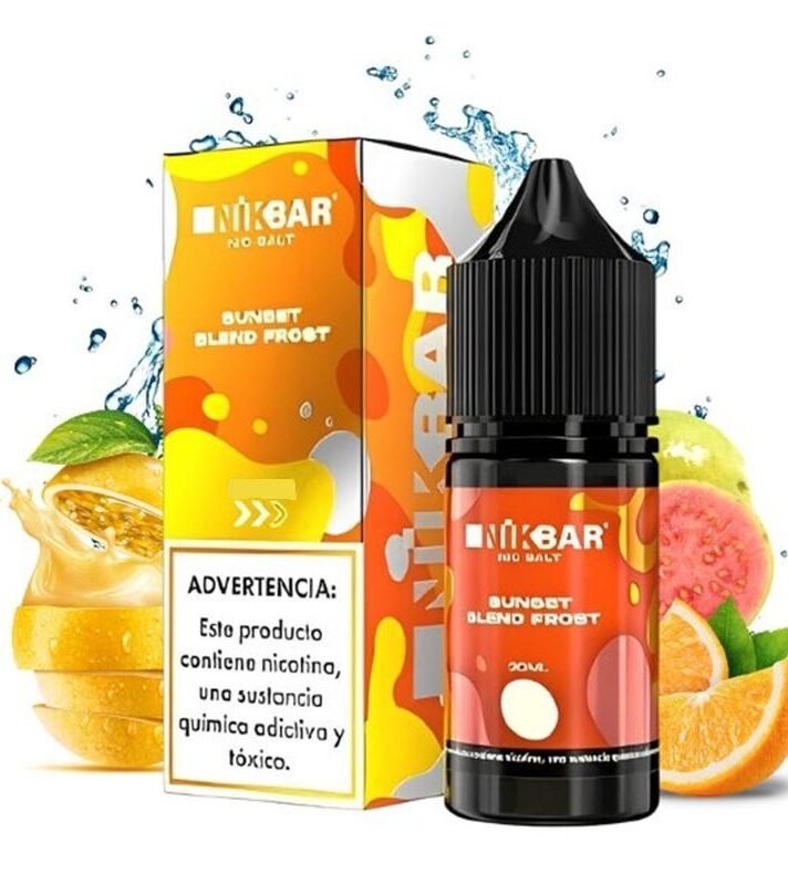 NIKBAR SALT 30ML 35MG SUNSET BLEND FROST