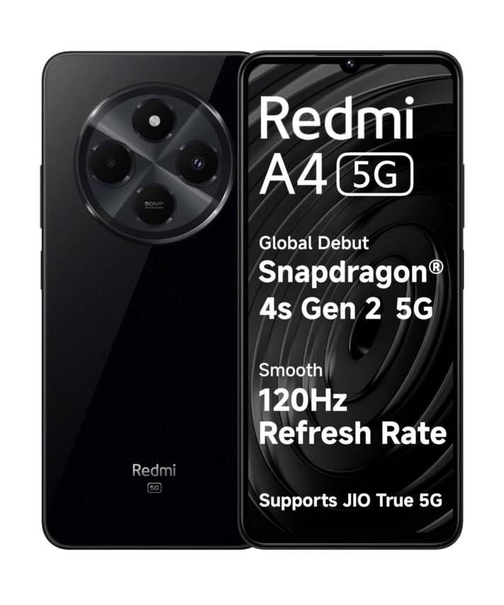 REDMI A4 5G 4 128GB BLACK GLOBAL