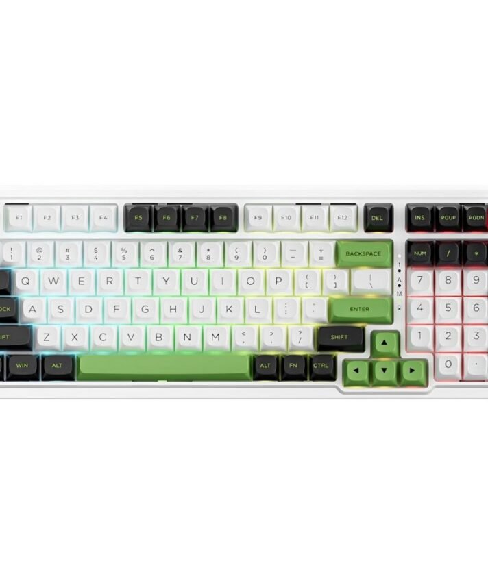 TECLADO MECANICO REDRAGON EISA MAX WHITE BLACK