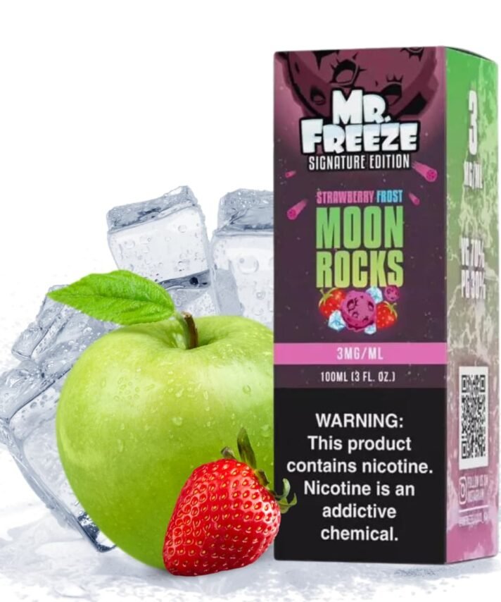 VAPE MR FREEZE MOON ROCKS STRAWB FROST 3MG 100ML