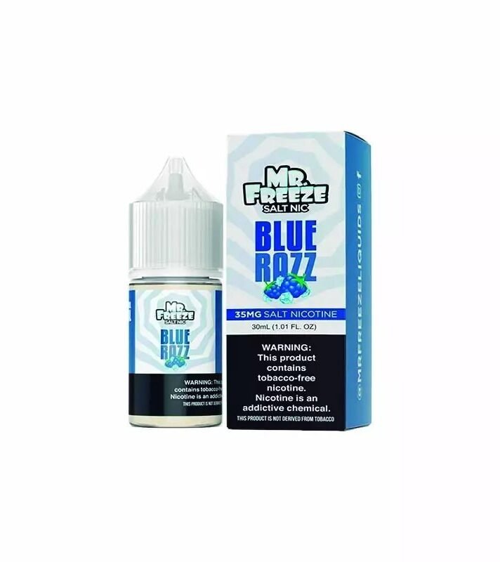 VAPE MR FREEZE SALT BLUE RAZZ 35MG 30ML