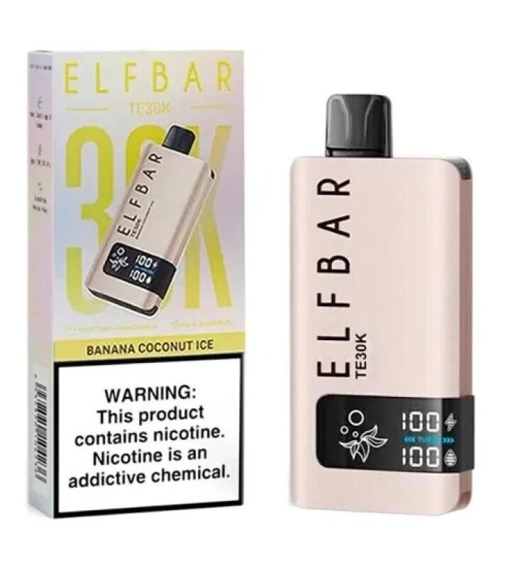 ELFBAR DISP TE30K 5% BANANA COCONUT ICE