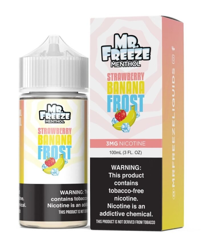 VAPE MR FREEZE STRAWB BANANA FROST 3MG 100ML