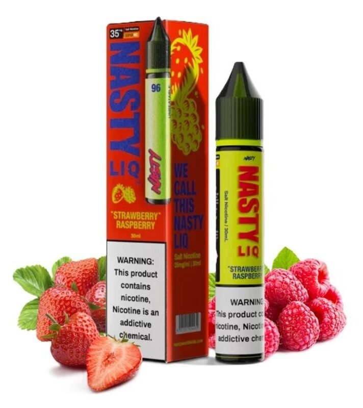 SALT NASTY 30ML NEW STRAW RASP 35MG