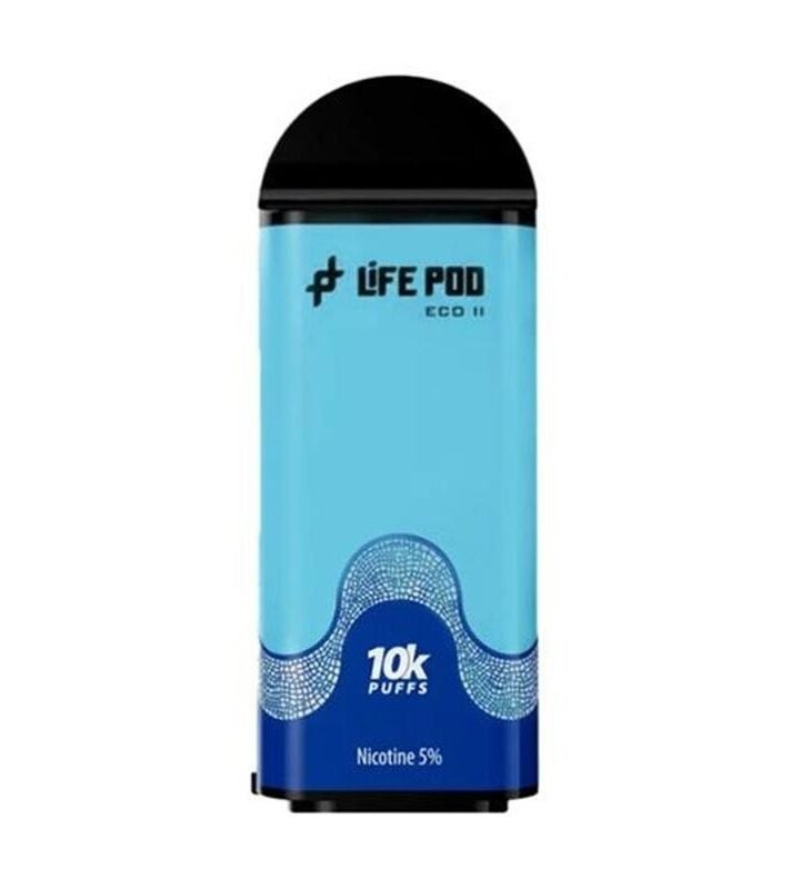 LIFE POD ECO II CART 10K BLUE RAZZ ICE