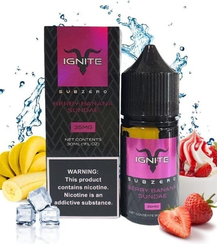 SALT IGNITE BERRY BANANA SUNDAE 35MG 30ML