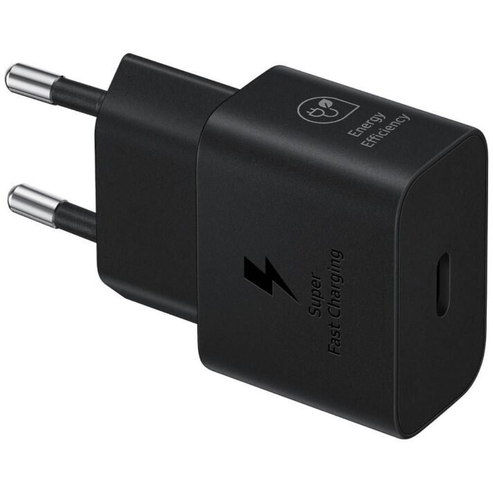 CARGADOR SAMSUNG USBC-C 25W NEGRO