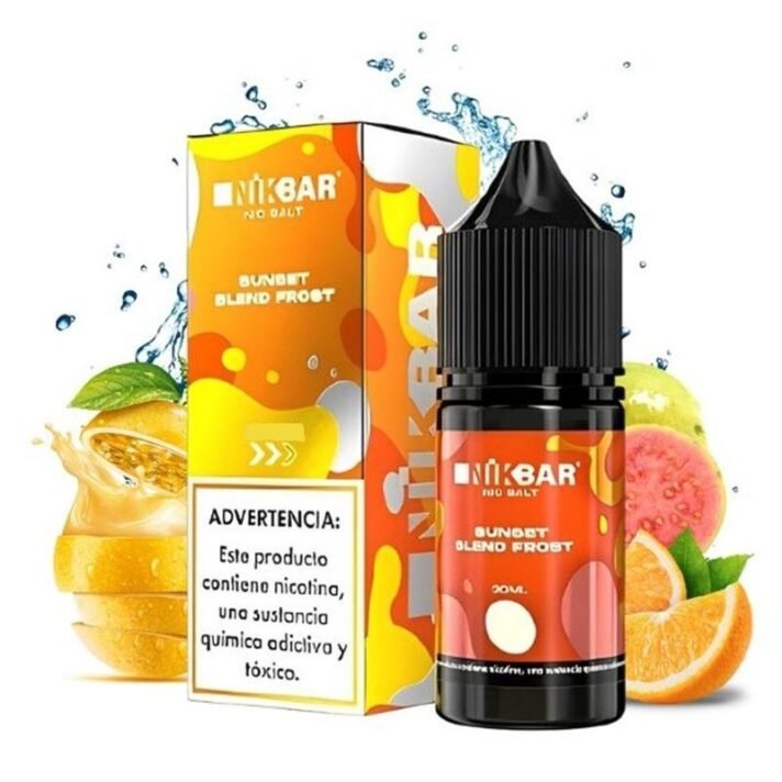 NIKBAR SALT 30ML 35MG SUNSET BLEND FROST