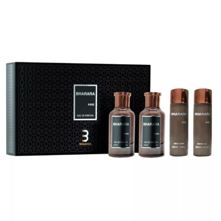 KIT PERFUME BHARARA KING MASCULINO 4PCS