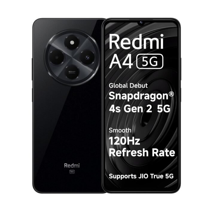 REDMI A4 5G 4 128GB BLACK GLOBAL