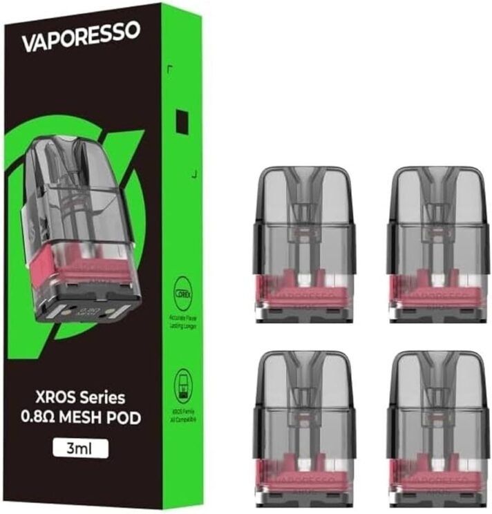 CARTUCHO VAPORESSO XROS SERIES 0.8 3ML (4PCS)