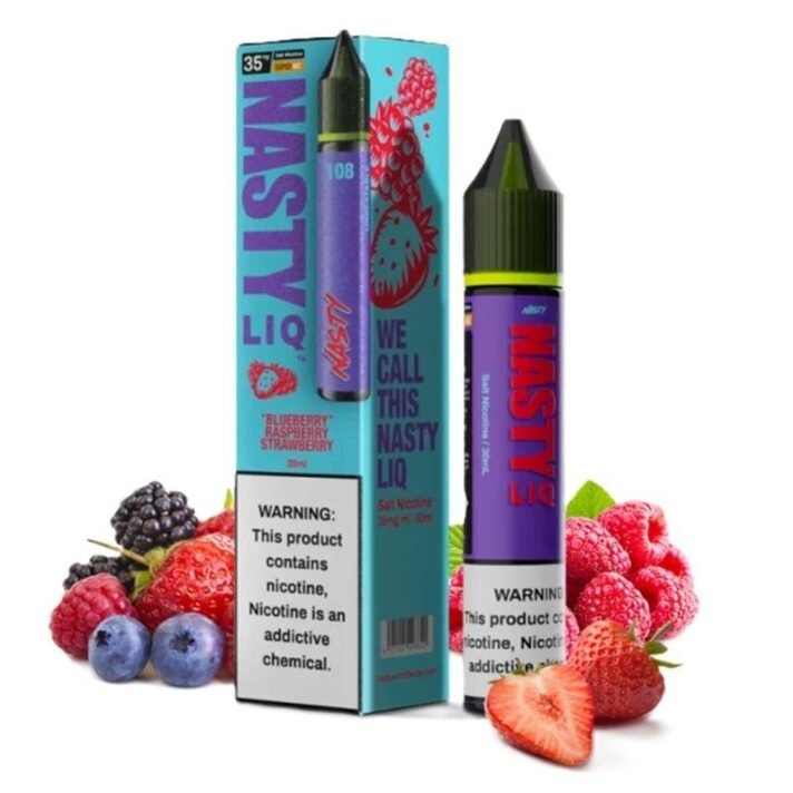 SALT NASTY 30ML NEW BLUE R STRAW 35MG