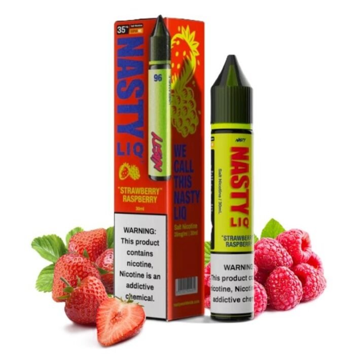 SALT NASTY 30ML NEW STRAW RASP 35MG
