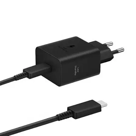 CARGADOR SAMSUNG USBC-C 45W NEGRO CON CABLE