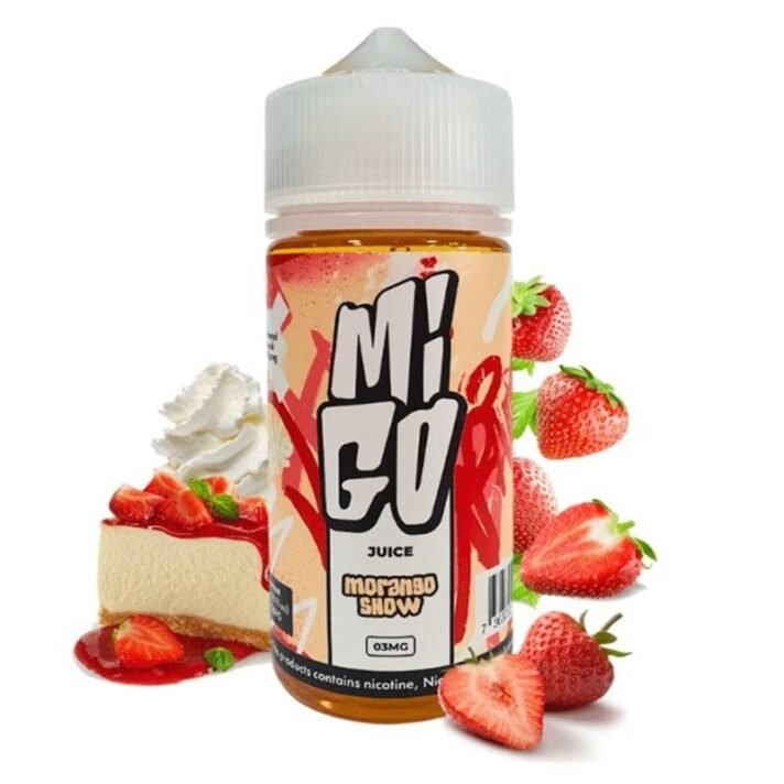 MIGO 100ML MORANGO SHOW 3MG