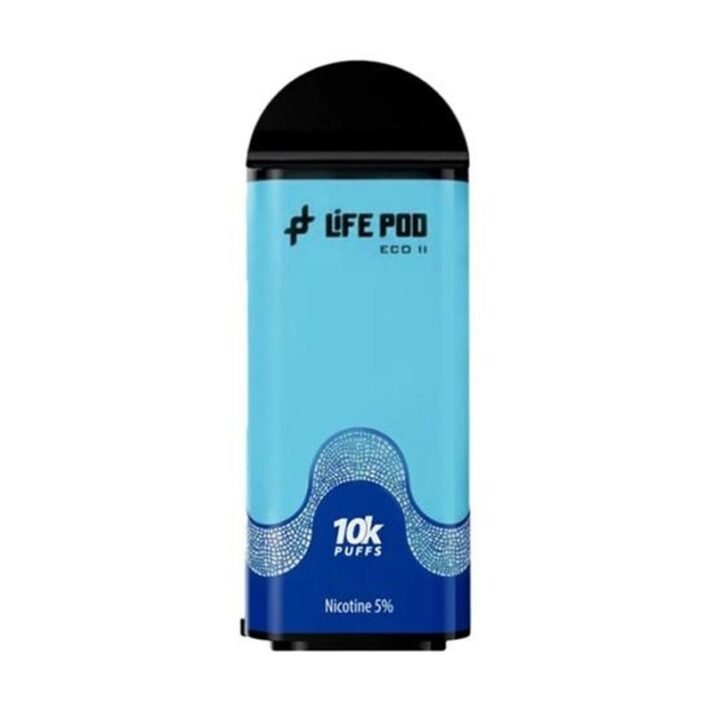 LIFE POD ECO II CART 10K BLUE RAZZ ICE