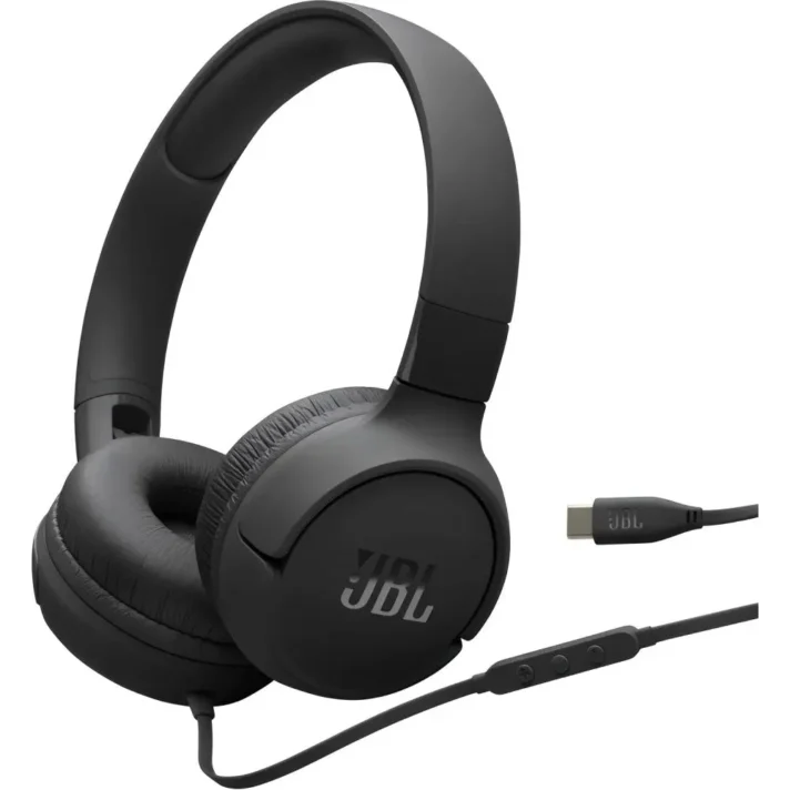 JBL TUNE 520C WIRE BLACK USB-C (copia)