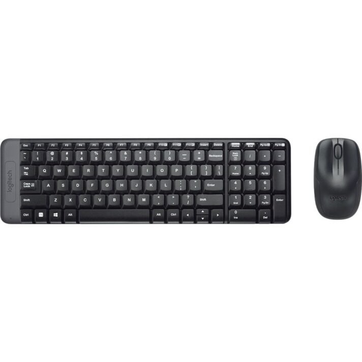 KIT TECLADO Y RATÓN LOGITECH MK-220 INALÁMBRICO ESPAÑOL - NEGRO