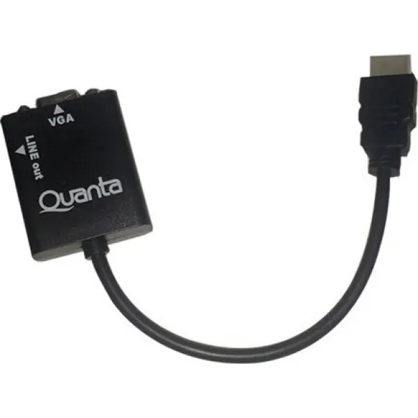 ADAPTADOR HDMI PARA VGA CON AUDIO QTHDV34
