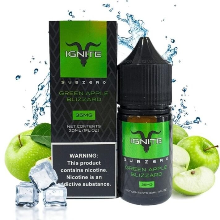 SALT IGNITE GREEN APPLE BLIZZARD 35MG 30ML