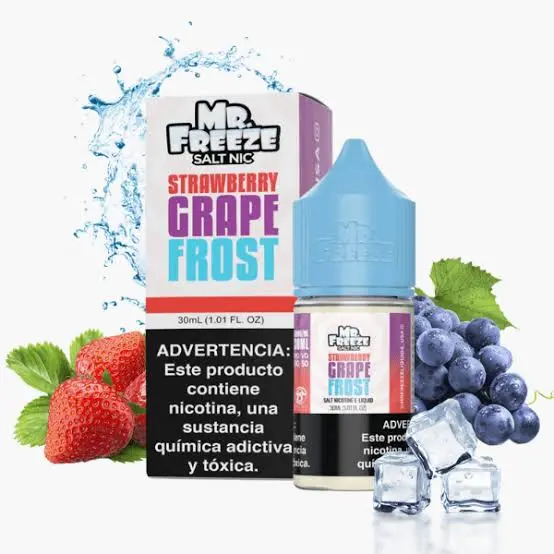 VAPE MR FREEZE SALT STRAW GRAPE FR 35MG