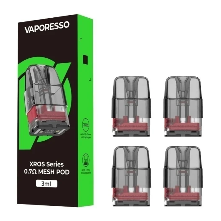 CARTUCHO VAPORESSO XROS SERIES 1.2 2ML (4PCS)