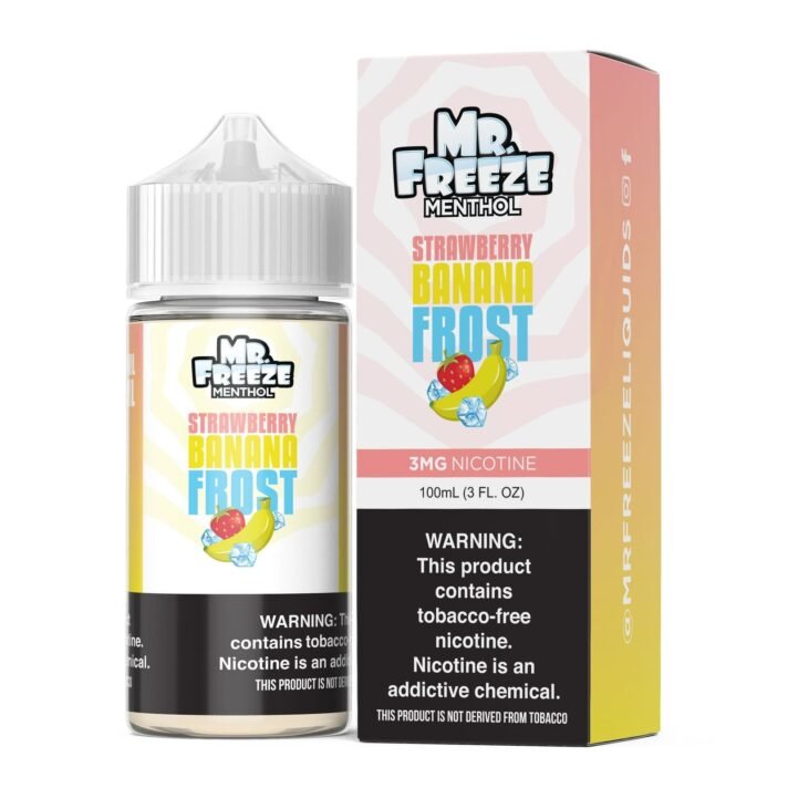 VAPE MR FREEZE STRAWB BANANA FROST 3MG 100ML