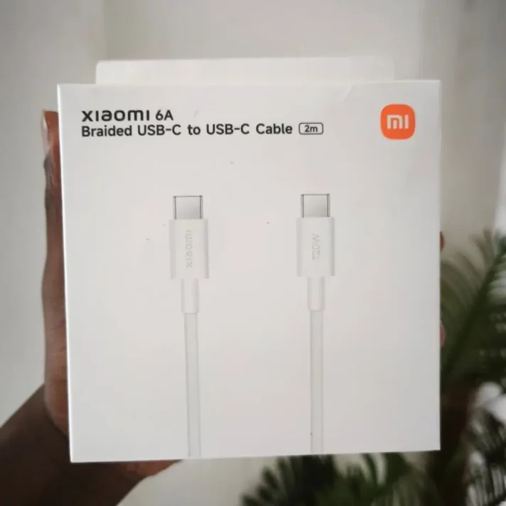 XIAOMI 6A CABLE TYPOC - TYPO-C 2M WHITE