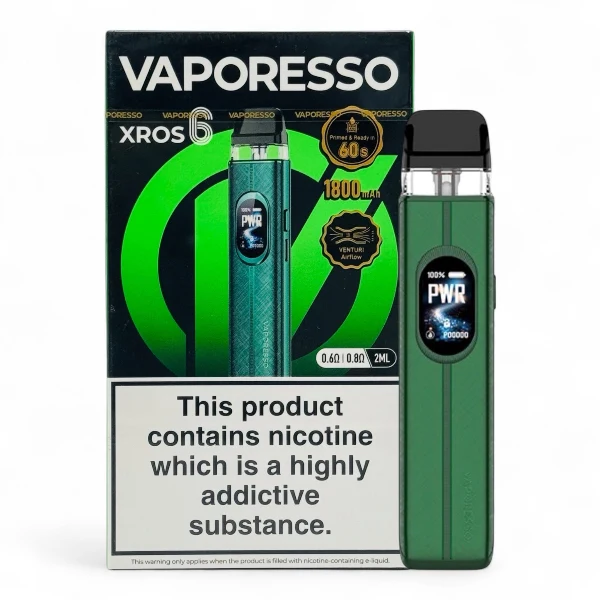 VAPORESSO XROS 6 SILK GREEN