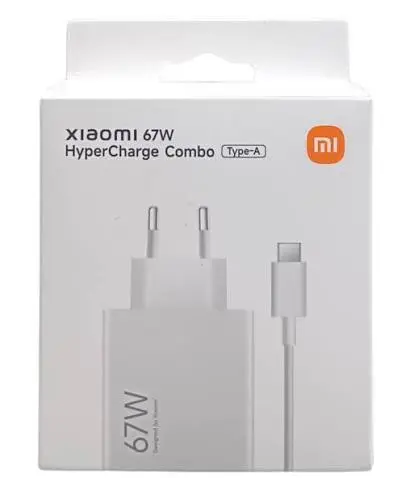 XIAOMI CARGADOR 67W HYPERCHARGE TYPE-A USB-C